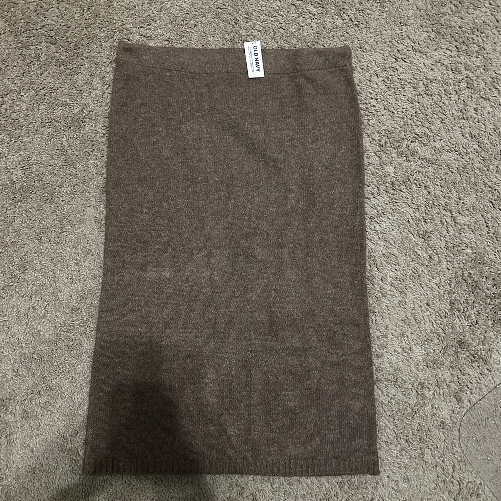 Old Navy Brown SoSoft Sweater Pencil Skirt NWT